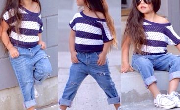 jeans y rayas